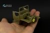Quinta Studio QD35052 GMC CCKW 353 (open cab) 3D-Printed & coloured Interior on decal paper ( Tamiya ) 1/35